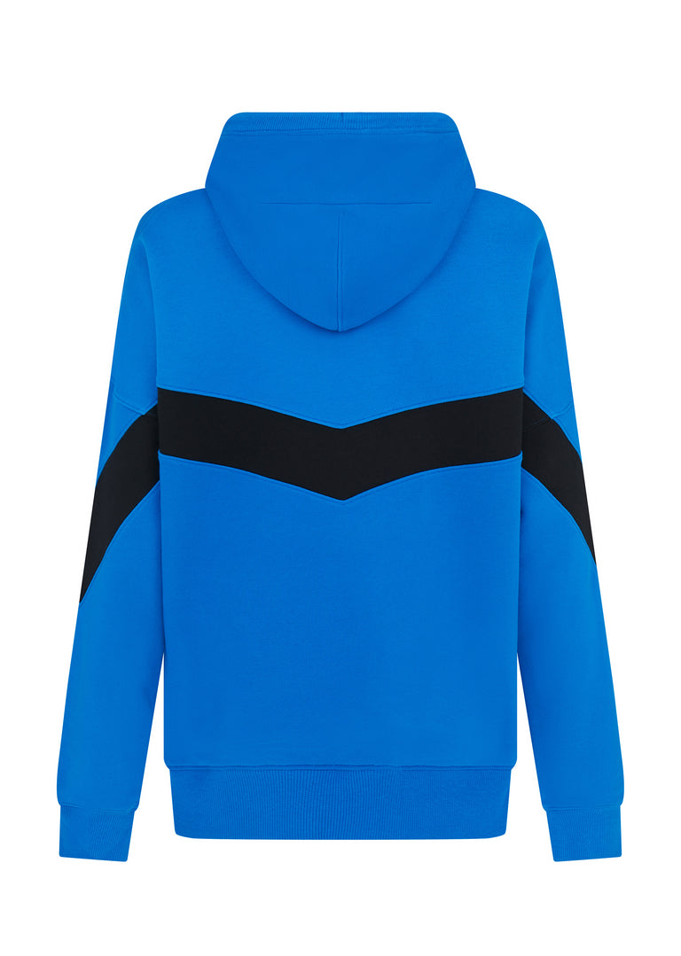 Got Your Back Hoody - Blue with Black Chevron